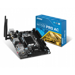 Материнська плата MSI H110I PRO AC (s1151, Intel H110 )