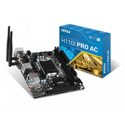 Продати Материнська плата MSI H110I PRO AC (s1151, Intel H110 ) за Trade-In у інтернет-магазині Телемарт - Київ, Дніпро, Україна фото