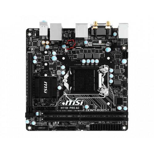 Продати Материнська плата MSI H110I PRO AC (s1151, Intel H110 ) за Trade-In у інтернет-магазині Телемарт - Київ, Дніпро, Україна фото