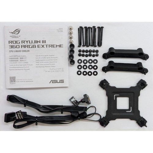 Готова сво Asus ROG Ryujin III 360 ARGB Extreme (90RC0131-M0EAY0) Black (Відновлено продавцем, 795653) купити з перевіркою сумісності: огляд, характеристики, ціна у Києві, Львові, Вінниці, Хмельницькому, Івано-Франківську, Україні | інтернет-магазин TELEMART.UA фото