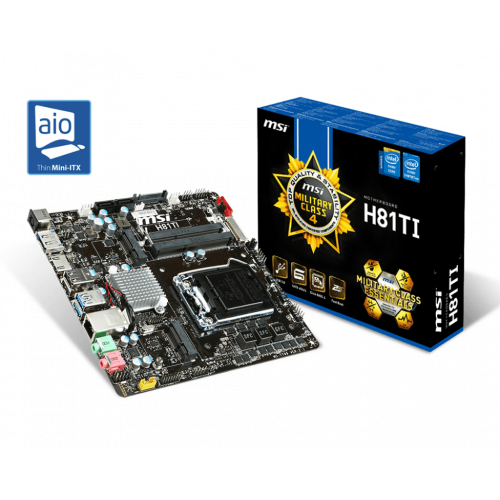 Продать Материнская плата MSI H81TI (s1151, Intel H81) по Trade-In интернет-магазине Телемарт - Киев, Днепр, Украина фото
