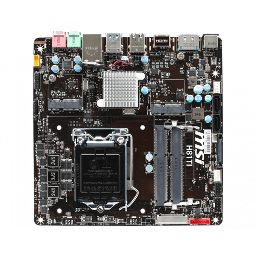 Продать Материнская плата MSI H81TI (s1151, Intel H81) по Trade-In интернет-магазине Телемарт - Киев, Днепр, Украина фото
