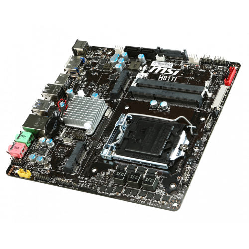 Продать Материнская плата MSI H81TI (s1151, Intel H81) по Trade-In интернет-магазине Телемарт - Киев, Днепр, Украина фото