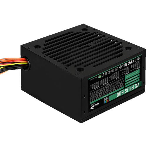 Блок живлення Aerocool VX PLUS RGB 600W (VX PLUS 600 RGB) (Відновлено продавцем, 795799) купити з перевіркою сумісності: огляд, характеристики, ціна у Києві, Львові, Вінниці, Хмельницькому, Івано-Франківську, Україні | інтернет-магазин TELEMART.UA фото