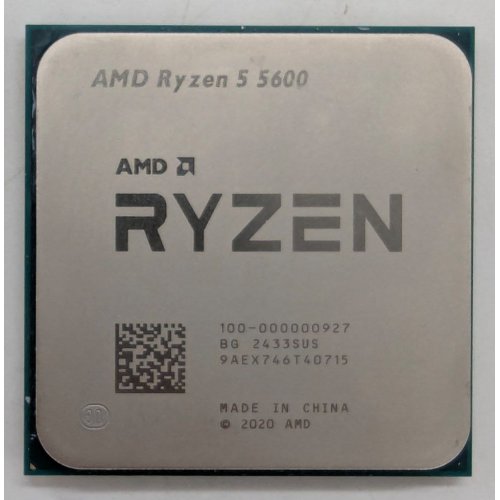 Процесор AMD Ryzen 5 5600 3.5(4.4)GHz 32MB sAM4 Tray (100-000000927) (Відновлено продавцем, 795811) купити з перевіркою сумісності: огляд, характеристики, ціна у Києві, Львові, Вінниці, Хмельницькому, Івано-Франківську, Україні | інтернет-магазин TELEMART.UA фото