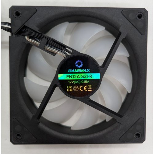 Купить Кулер для корпуса GAMEMAX FN12A S2I Reverse (FN12A-S2I-R) Black (Восстановлено продавцом, 795828) с проверкой совместимости: обзор, характеристики, цена в Киеве, Днепре, Одессе, Харькове, Украине | интернет-магазин TELEMART.UA фото