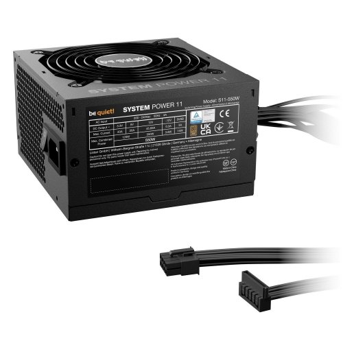 Купить Уценка блок питания Be Quiet! System Power 11 U 550W (BP010EU) (Следы использования, 795860) с проверкой совместимости: обзор, характеристики, цена в Киеве, Днепре, Одессе, Харькове, Украине | интернет-магазин TELEMART.UA фото