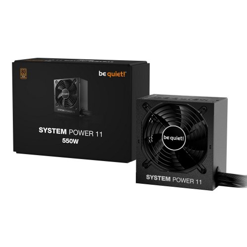 Купить Уценка блок питания Be Quiet! System Power 11 U 550W (BP010EU) (Следы использования, 795860) с проверкой совместимости: обзор, характеристики, цена в Киеве, Днепре, Одессе, Харькове, Украине | интернет-магазин TELEMART.UA фото