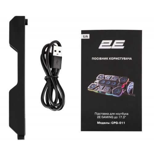 Купити Підставка для ноутбука 2E Gaming CPG-011 (2E-CPG-011) Black - ціна в Києві, Львові, Вінниці, Хмельницькому, Франківську, Україні | інтернет-магазин TELEMART.UA фото
