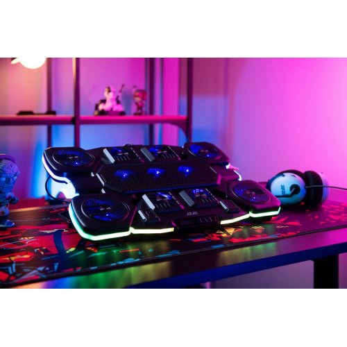 Купити Підставка для ноутбука 2E Gaming CPG-011 (2E-CPG-011) Black - ціна в Києві, Львові, Вінниці, Хмельницькому, Франківську, Україні | інтернет-магазин TELEMART.UA фото