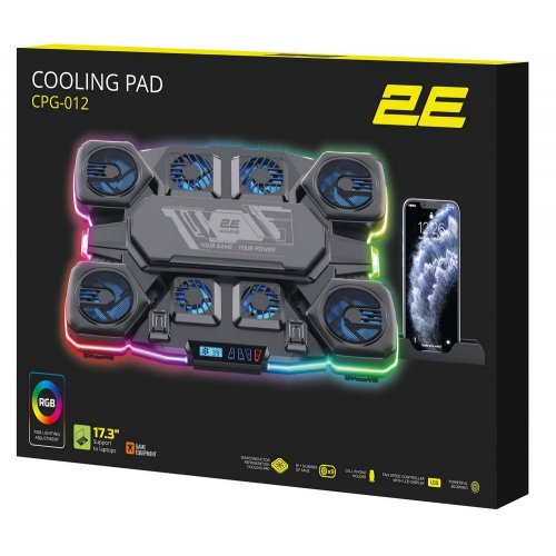 Купить Подставка для ноутбука 2E Gaming CPG-012 (2E-CPG-012) Black - цена в Харькове, Киеве, Днепре, Одессе
в интернет-магазине Telemart фото