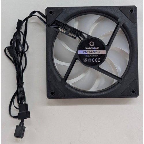 Купить Кулер для корпуса GAMEMAX FN12A S2I Reverse (FN12A-S2I-R) Black (Восстановлено продавцом, 795867) с проверкой совместимости: обзор, характеристики, цена в Киеве, Днепре, Одессе, Харькове, Украине | интернет-магазин TELEMART.UA фото