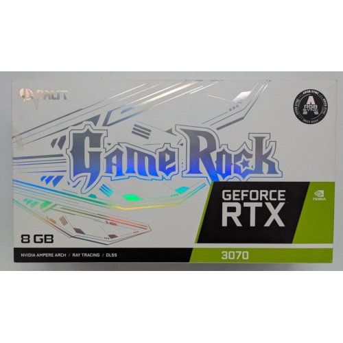 Відеокарта Palit GeForce RTX 3070 GameRock V1 8192MB (NE63070019P2-1040G) LHR (Відновлено продавцем, 795870) купити з перевіркою сумісності: огляд, характеристики, ціна у Києві, Львові, Вінниці, Хмельницькому, Івано-Франківську, Україні | інтернет-магазин TELEMART.UA фото