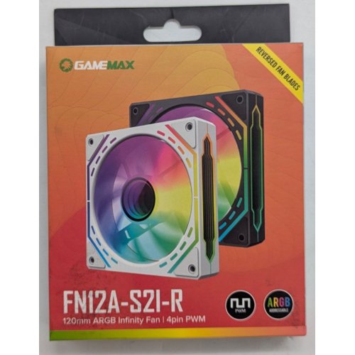 Купить Кулер для корпуса GAMEMAX FN12A S2I Reverse (FN12A-S2I-R) Black (Восстановлено продавцом, 795871) с проверкой совместимости: обзор, характеристики, цена в Киеве, Днепре, Одессе, Харькове, Украине | интернет-магазин TELEMART.UA фото