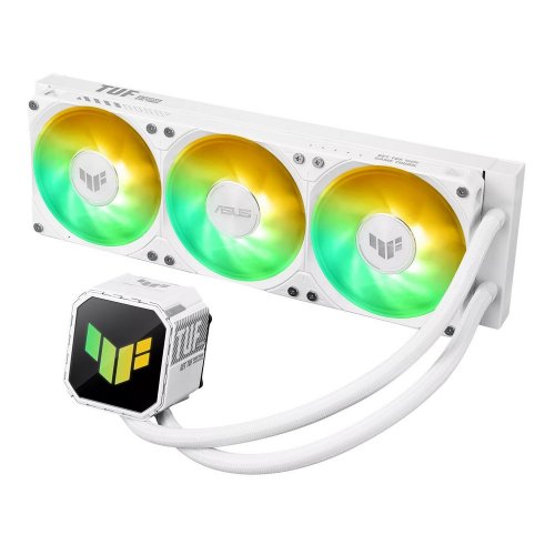 Купить Готовая СВО Asus TUF Gaming LC III 360 ARGB (90RC0192-B0EAY0) White с проверкой совместимости: обзор, характеристики, цена в Киеве, Днепре, Одессе, Харькове, Украине | интернет-магазин TELEMART.UA фото
