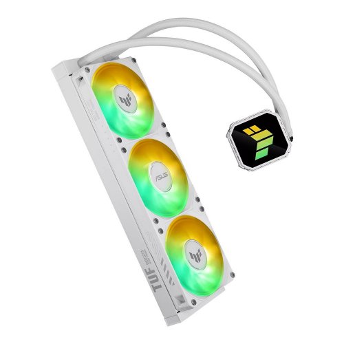Купить Готовая СВО Asus TUF Gaming LC III 360 ARGB (90RC0192-B0EAY0) White с проверкой совместимости: обзор, характеристики, цена в Киеве, Днепре, Одессе, Харькове, Украине | интернет-магазин TELEMART.UA фото