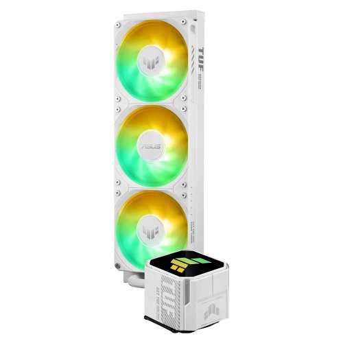 Купить Готовая СВО Asus TUF Gaming LC III 360 ARGB (90RC0192-B0EAY0) White с проверкой совместимости: обзор, характеристики, цена в Киеве, Днепре, Одессе, Харькове, Украине | интернет-магазин TELEMART.UA фото