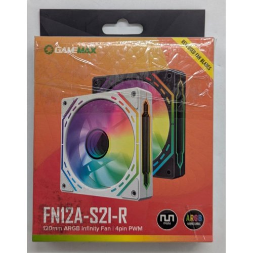 Купить Кулер для корпуса GAMEMAX FN12A S2I Reverse (FN12A-S2I-R) Black (Восстановлено продавцом, 795875) с проверкой совместимости: обзор, характеристики, цена в Киеве, Днепре, Одессе, Харькове, Украине | интернет-магазин TELEMART.UA фото