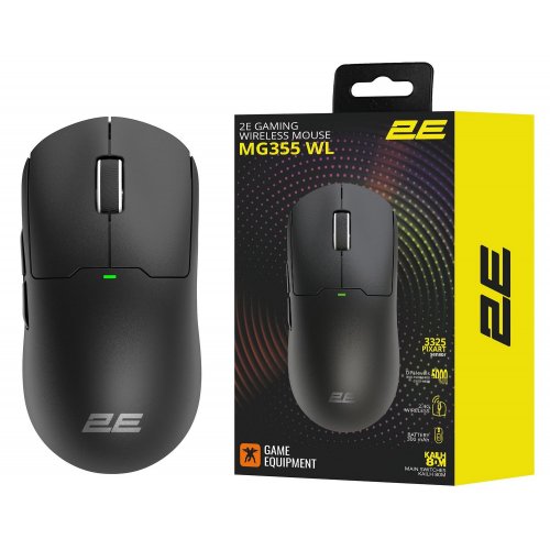 Купить Мышка 2E Gaming MG355 Wireless (2E-MG355UBK-WL) Black - цена в Харькове, Киеве, Днепре, Одессе
в интернет-магазине Telemart фото