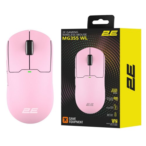 Купити Миша 2E Gaming MG355 Wireless (2E-MG355UPK-WL) Pink - ціна в Києві, Львові, Вінниці, Хмельницькому, Франківську, Україні | інтернет-магазин TELEMART.UA фото