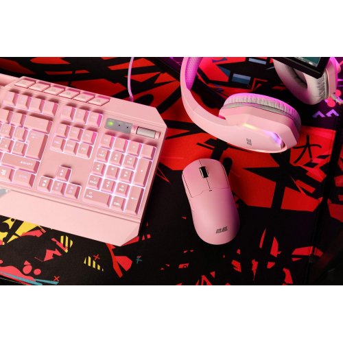 Купити Миша 2E Gaming MG355 Wireless (2E-MG355UPK-WL) Pink - ціна в Києві, Львові, Вінниці, Хмельницькому, Франківську, Україні | інтернет-магазин TELEMART.UA фото