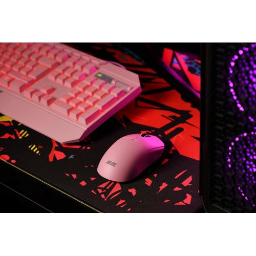 Купити Миша 2E Gaming MG355 Wireless (2E-MG355UPK-WL) Pink - ціна в Києві, Львові, Вінниці, Хмельницькому, Франківську, Україні | інтернет-магазин TELEMART.UA фото