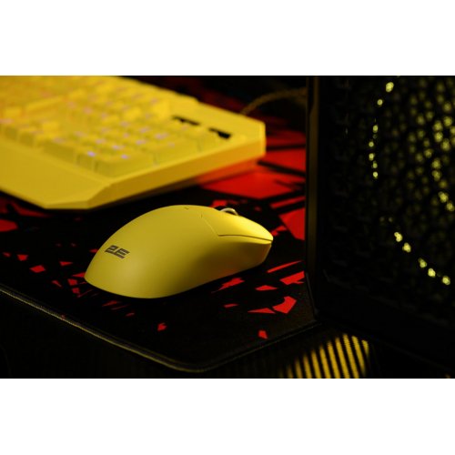 Купить Мышка 2E Gaming MG355 Wireless (2E-MG355UYW-WL) Yellow - цена в Харькове, Киеве, Днепре, Одессе
в интернет-магазине Telemart фото