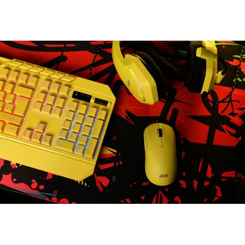 Купить Мышка 2E Gaming MG355 Wireless (2E-MG355UYW-WL) Yellow - цена в Харькове, Киеве, Днепре, Одессе
в интернет-магазине Telemart фото