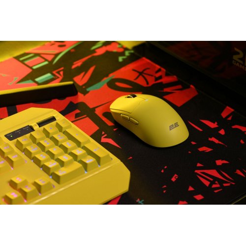 Купить Мышка 2E Gaming MG355 Wireless (2E-MG355UYW-WL) Yellow - цена в Харькове, Киеве, Днепре, Одессе
в интернет-магазине Telemart фото