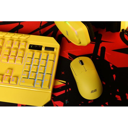 Купить Мышка 2E Gaming MG355 Wireless (2E-MG355UYW-WL) Yellow - цена в Харькове, Киеве, Днепре, Одессе
в интернет-магазине Telemart фото