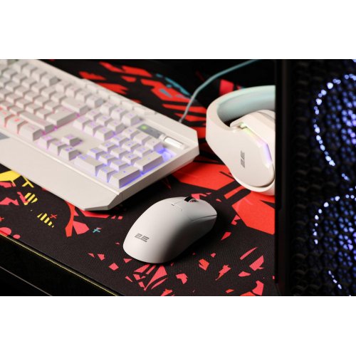 Купить Мышка 2E Gaming MG355 Wireless (2E-MG355UWT-WL) White - цена в Харькове, Киеве, Днепре, Одессе
в интернет-магазине Telemart фото