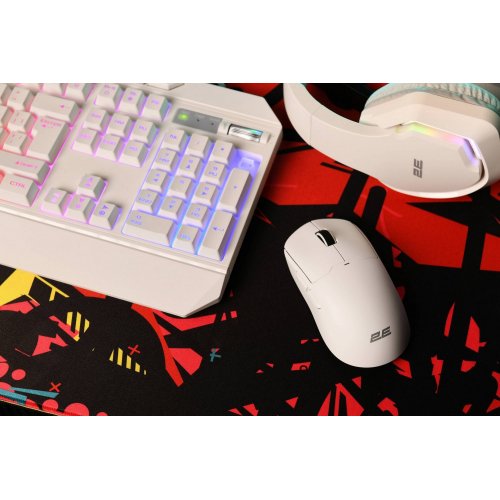 Купить Мышка 2E Gaming MG355 Wireless (2E-MG355UWT-WL) White - цена в Харькове, Киеве, Днепре, Одессе
в интернет-магазине Telemart фото
