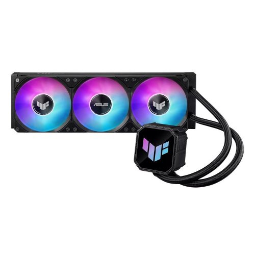 Готова СВО Asus TUF Gaming LC III 360 ARGB (90RC0191-B0EAY0) Black купити з перевіркою сумісності: огляд, характеристики, ціна у Києві, Львові, Вінниці, Хмельницькому, Івано-Франківську, Україні | інтернет-магазин TELEMART.UA фото