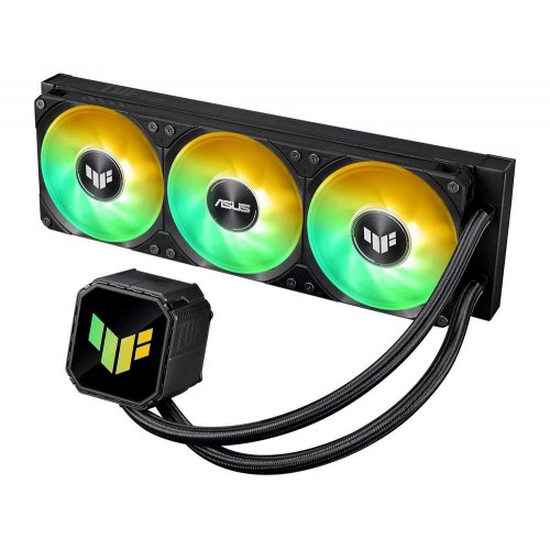Готова СВО Asus TUF Gaming LC III 360 ARGB (90RC0191-B0EAY0) Black купити з перевіркою сумісності: огляд, характеристики, ціна у Києві, Львові, Вінниці, Хмельницькому, Івано-Франківську, Україні | інтернет-магазин TELEMART.UA фото
