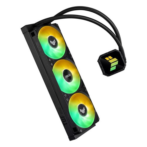 Готова СВО Asus TUF Gaming LC III 360 ARGB (90RC0191-B0EAY0) Black купити з перевіркою сумісності: огляд, характеристики, ціна у Києві, Львові, Вінниці, Хмельницькому, Івано-Франківську, Україні | інтернет-магазин TELEMART.UA фото