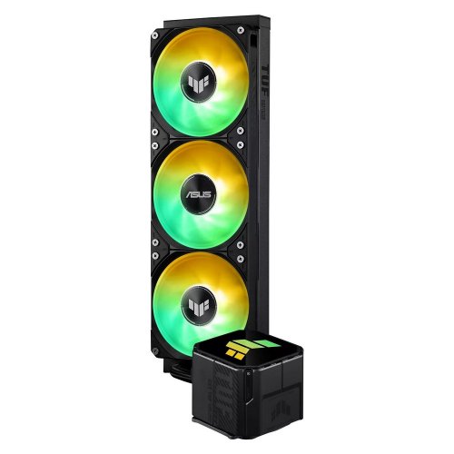 Готова СВО Asus TUF Gaming LC III 360 ARGB (90RC0191-B0EAY0) Black купити з перевіркою сумісності: огляд, характеристики, ціна у Києві, Львові, Вінниці, Хмельницькому, Івано-Франківську, Україні | інтернет-магазин TELEMART.UA фото