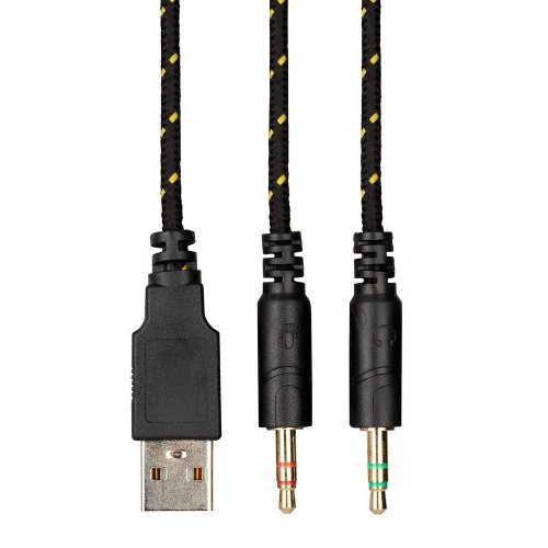 Купити Навушники 2E Gaming HG340 (2E-HG340YW) Yellow - ціна в Києві, Львові, Вінниці, Хмельницькому, Франківську, Україні | інтернет-магазин TELEMART.UA фото