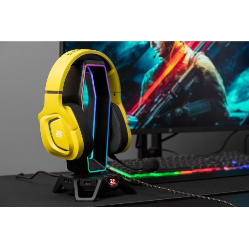 Купити Навушники 2E Gaming HG340 (2E-HG340YW) Yellow - ціна в Києві, Львові, Вінниці, Хмельницькому, Франківську, Україні | інтернет-магазин TELEMART.UA фото
