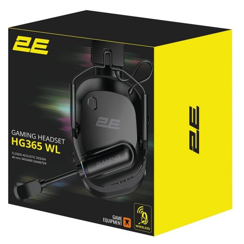 Купити Навушники 2E Gaming HG365 Wireless (2E-HG365BK-WL) Black - ціна в Києві, Львові, Вінниці, Хмельницькому, Франківську, Україні | інтернет-магазин TELEMART.UA фото