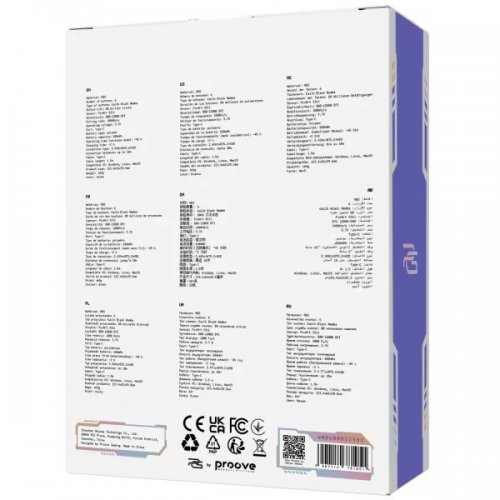Купить Мышка Proove Gaming Rate Special Edition (CMRTWRS03002) White/Purple - цена в Харькове, Киеве, Днепре, Одессе
в интернет-магазине Telemart фото