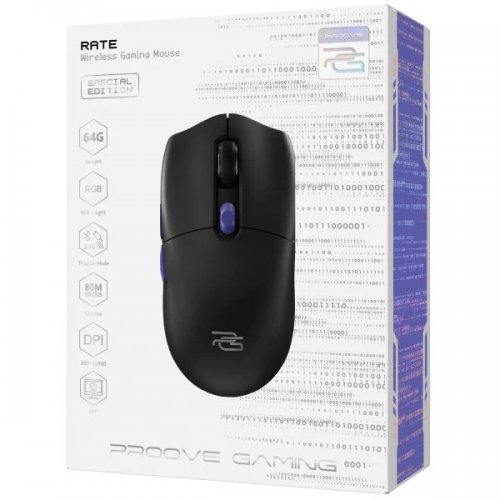 Купити Миша Proove Gaming Rate Special Edition (CMRTWRS03001) Black/Purple - ціна в Києві, Львові, Вінниці, Хмельницькому, Франківську, Україні | інтернет-магазин TELEMART.UA фото
