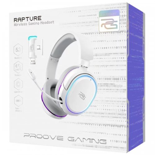 Купити Навушники Proove Gaming Rapture (GHRP00010002) White - ціна в Києві, Львові, Вінниці, Хмельницькому, Франківську, Україні | інтернет-магазин TELEMART.UA фото
