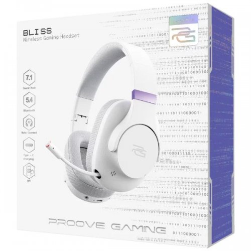 Купити Навушники Proove Gaming Bliss (GHBL00010002) White - ціна в Києві, Львові, Вінниці, Хмельницькому, Франківську, Україні | інтернет-магазин TELEMART.UA фото