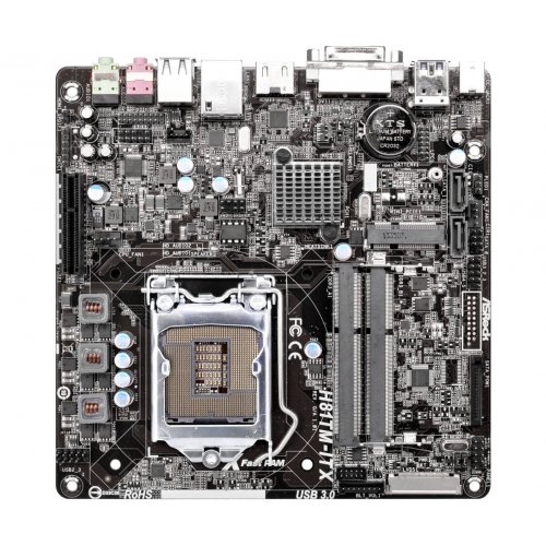 Продати Материнська плата AsRock H81TM-ITX (s1150, Intel H81) за Trade-In у інтернет-магазині Телемарт - Київ, Дніпро, Україна фото