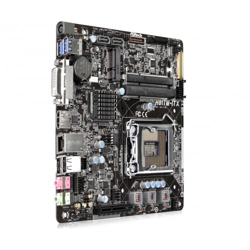 Продати Материнська плата AsRock H81TM-ITX (s1150, Intel H81) за Trade-In у інтернет-магазині Телемарт - Київ, Дніпро, Україна фото