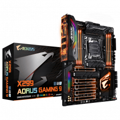 Материнська плата Gigabyte X299 AORUS GAMING 9 (s2066, Intel X299)