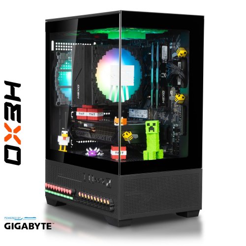 Комп'ютер HEXO SpecialPart Minecraft Cobblestone (EVSP-MC12400FN5060-D432S1TBK) Black купити в Україні: Київ, Львів, Хмельницький, Тернопіль | Низька ціна, відгуки, характеристики від TELEMART фото