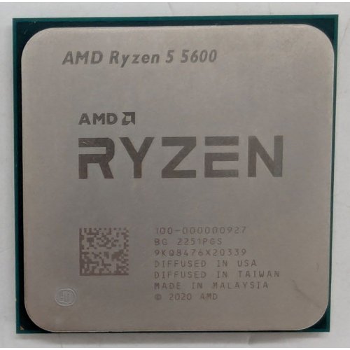 Процесор AMD Ryzen 5 5600 3.5(4.4)GHz 32MB sAM4 Tray (100-000000927) (Відновлено продавцем, 796170) купити з перевіркою сумісності: огляд, характеристики, ціна у Києві, Львові, Вінниці, Хмельницькому, Івано-Франківську, Україні | інтернет-магазин TELEMART.UA фото