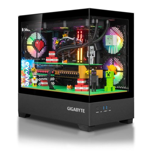 Компьютер EVOLVE SpecialPart Minecraft Diamond (EVSP-MDR770N507-D532S1TBK) Black купить в Украине: Киев, Днепр, Харьков, Одесса  | Низкая цена, отзывы, характеристики от TELEMART фото