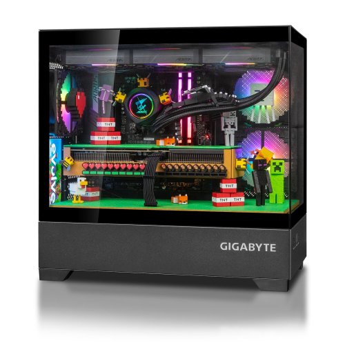 Компьютер EVOLVE SpecialPart Minecraft Diamond (EVSP-MDR770N507-D532S1TBK) Black купить в Украине: Киев, Днепр, Харьков, Одесса  | Низкая цена, отзывы, характеристики от TELEMART фото